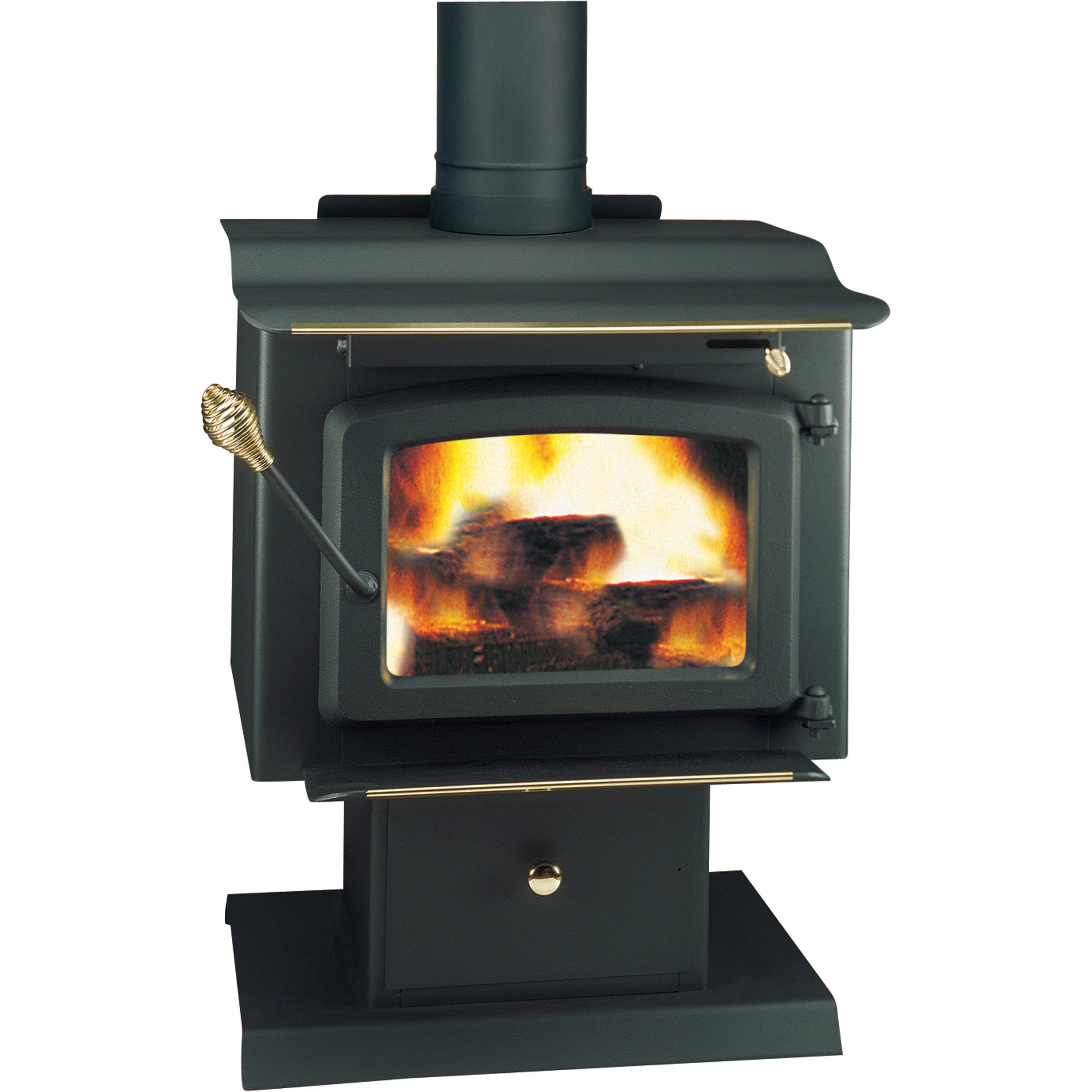 Century Heating Wood Stove with Pedestal Base